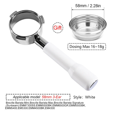58mm ears coffee bottomless - 3,