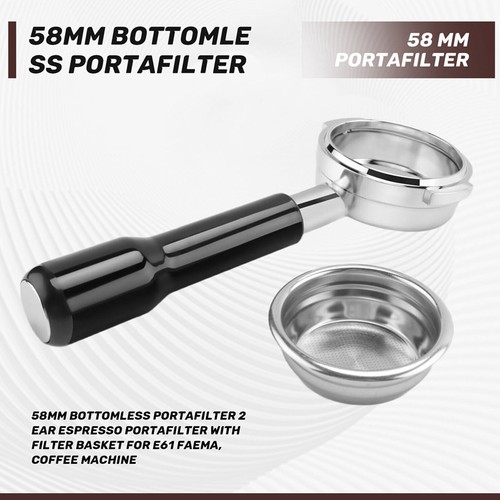 58mm bottomless portafilter - 58mm,